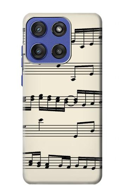S3082 Music Sheet Case Cover Custodia per Motorola Moto G Stylus 5G (2025), Edge 60 Stylus
