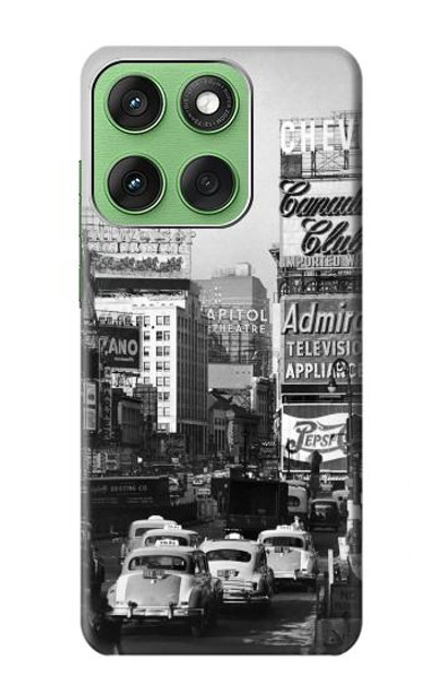 S0182 Old New York Vintage Case Cover Custodia per Motorola Edge 60