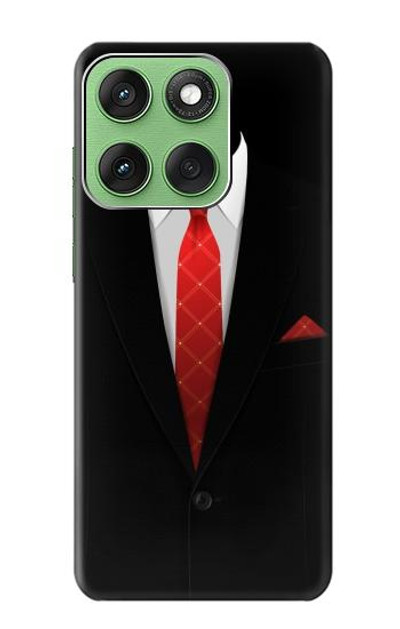 S1805 Black Suit Case Cover Custodia per Motorola Edge 60