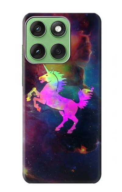 S2486 Rainbow Unicorn Nebula Space Case Cover Custodia per Motorola Edge 60