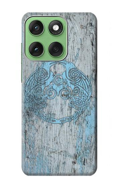 S3829 Huginn And Muninn Twin Ravens Norse Case Cover Custodia per Motorola Edge 60