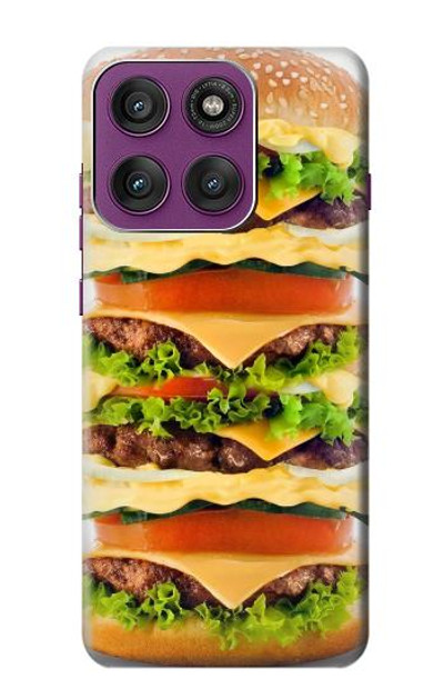 S0790 Hamburger Case Cover Custodia per Motorola Edge 60 Pro