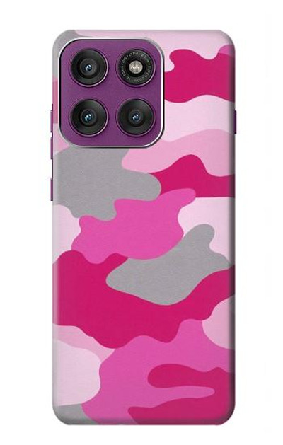 S2525 Pink Camo Camouflage Case Cover Custodia per Motorola Edge 60 Pro