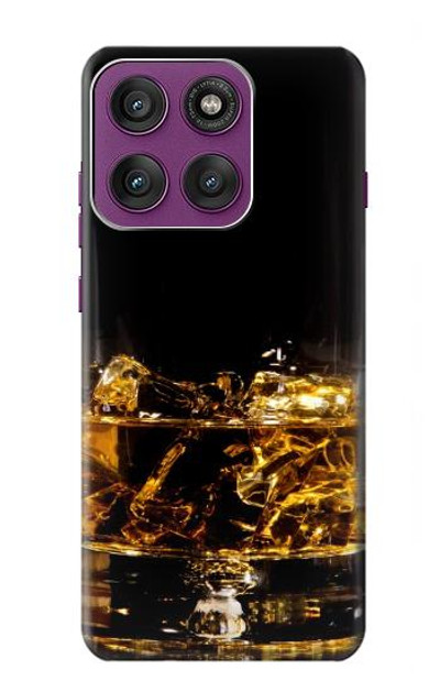 S2742 Ice Whiskey Whisky Glass Case Cover Custodia per Motorola Edge 60 Pro