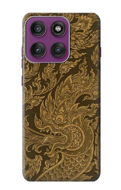 S3382 Thai Art Naga Case Cover Custodia per Motorola Edge 60 Pro
