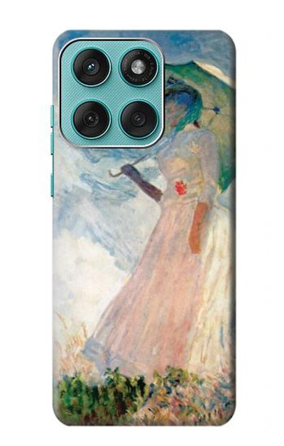 S0998 Claude Monet Woman with a Parasol Case Cover Custodia per Motorola Edge 60 Fusion