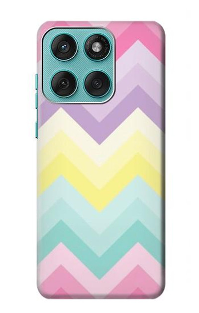 S3514 Rainbow Zigzag Case Cover Custodia per Motorola Edge 60 Fusion