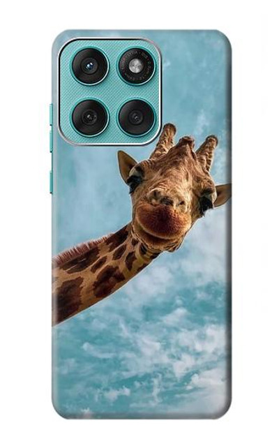 S3680 Cute Smile Giraffe Case Cover Custodia per Motorola Edge 60 Fusion