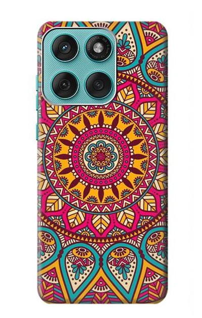 S3694 Hippie Art Pattern Case Cover Custodia per Motorola Edge 60 Fusion