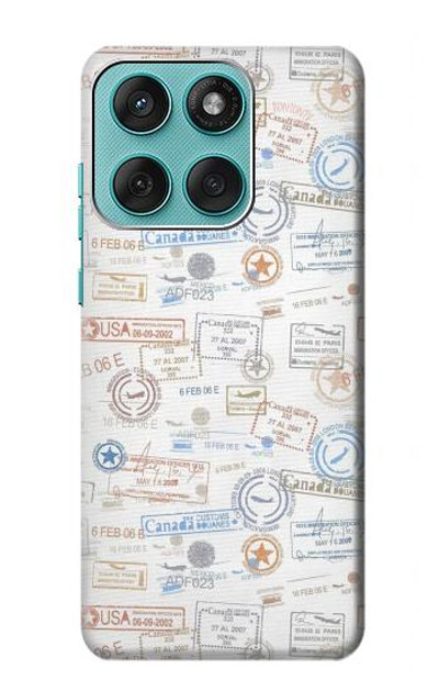 S3903 Travel Stamps Case Cover Custodia per Motorola Edge 60 Fusion