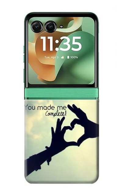 S2640 You Made Me Complete Love Case Cover Custodia per Motorola Razr 60, Razr 2025