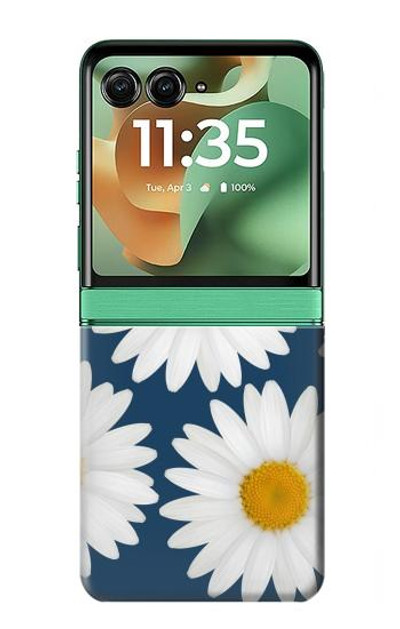 S3009 Daisy Blue Case Cover Custodia per Motorola Razr 60, Razr 2025