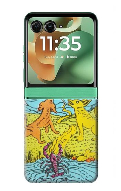 S3435 Tarot Card Moon Case Cover Custodia per Motorola Razr 60, Razr 2025