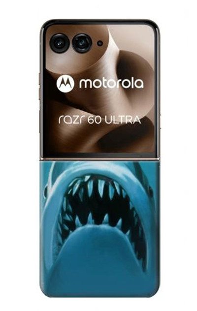 S0830 White Shark Case Cover Custodia per Motorola Razr 60 Ultra, Razr Ultra 2025