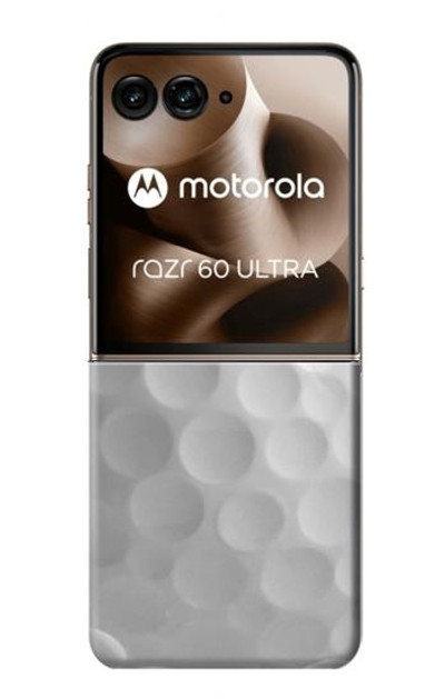 S2960 White Golf Ball Case Cover Custodia per Motorola Razr 60 Ultra, Razr Ultra 2025