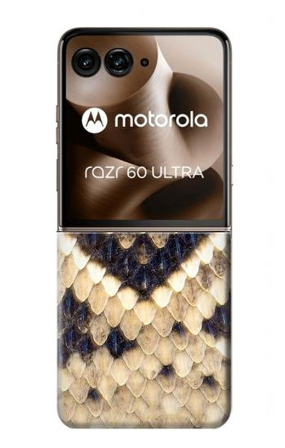 S3417 Diamond Rattle Snake Graphic Print Case Cover Custodia per Motorola Razr 60 Ultra, Razr Ultra 2025