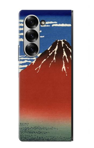 S2390 Katsushika Hokusai Red Fuji Case Cover Custodia per Samsung Galaxy Z Fold 7 S2390 Katsushika Hokusai Red Fuji Case Cover Custodia per Samsung Galaxy Z Fold 7