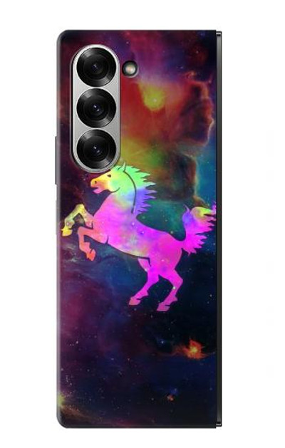S2486 Rainbow Unicorn Nebula Space Case Cover Custodia per Samsung Galaxy Z Fold 7 S2486 Rainbow Unicorn Nebula Space Case Cover Custodia per Samsung Galaxy Z Fold 7