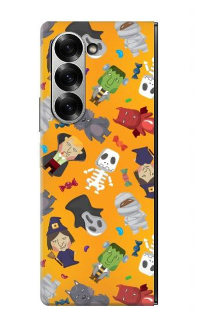S3275 Cute Halloween Cartoon Pattern Case Cover Custodia per Samsung Galaxy Z Fold 7