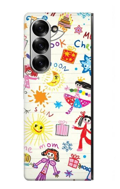 S3280 Kids Drawing Case Cover Custodia per Samsung Galaxy Z Fold 7