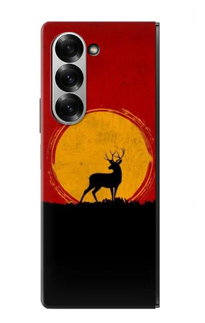 S3513 Deer Sunset Case Cover Custodia per Samsung Galaxy Z Fold 7