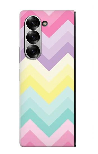 S3514 Rainbow Zigzag Case Cover Custodia per Samsung Galaxy Z Fold 7
