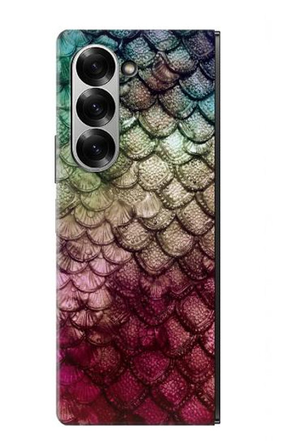 S3539 Mermaid Fish Scale Case Cover Custodia per Samsung Galaxy Z Fold 7
