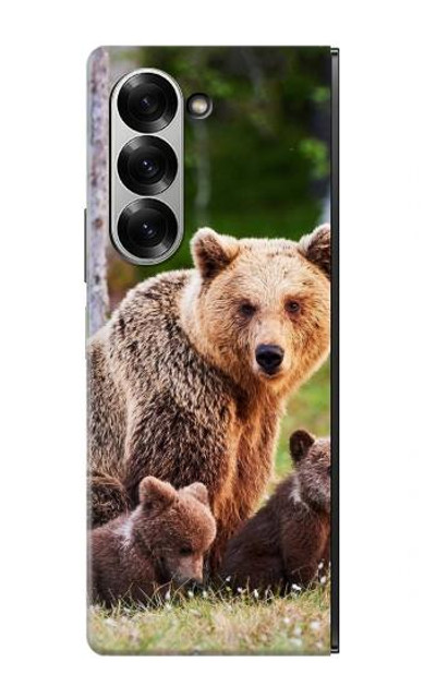 S3558 Bear Family Case Cover Custodia per Samsung Galaxy Z Fold 7