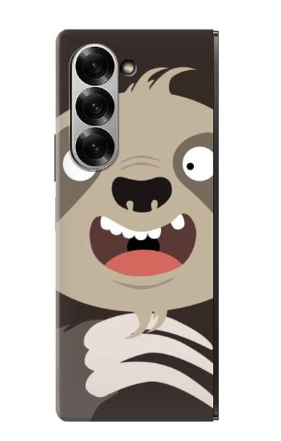 S3855 Sloth Face Cartoon Case Cover Custodia per Samsung Galaxy Z Fold 7