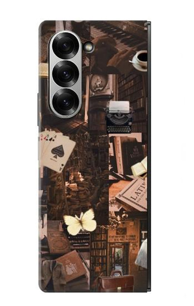 S3877 Dark Academia Case Cover Custodia per Samsung Galaxy Z Fold 7