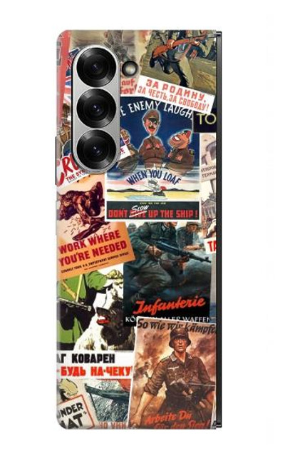 S3905 Vintage Army Poster Case Cover Custodia per Samsung Galaxy Z Fold 7