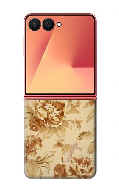 S2180 Flower Floral Vintage Pattern Case Cover Custodia per Samsung Galaxy Z Flip 7 S2180 Flower Floral Vintage Pattern Case Cover Custodia per Samsung Galaxy Z Flip 7