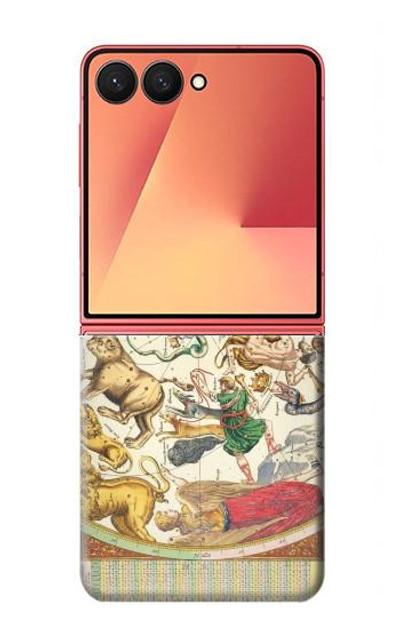 S3145 Antique Constellation Star Sky Map Case Cover Custodia per Samsung Galaxy Z Flip 7 S3145 Antique Constellation Star Sky Map Case Cover Custodia per Samsung Galaxy Z Flip 7