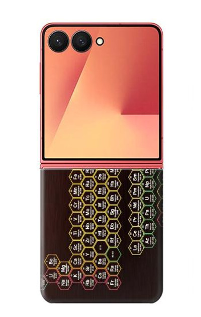 S3544 Neon Honeycomb Periodic Table Case Cover Custodia per Samsung Galaxy Z Flip 7