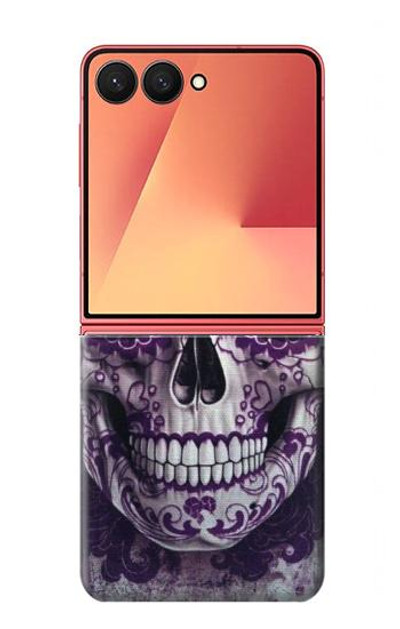 S3582 Purple Sugar Skull Case Cover Custodia per Samsung Galaxy Z Flip 7