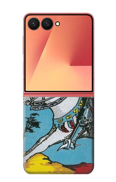 S3731 Tarot Card Knight of Swords Case Cover Custodia per Samsung Galaxy Z Flip 7