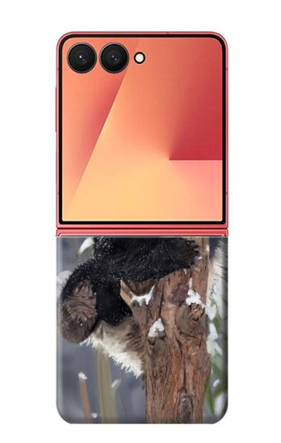 S3793 Cute Baby Panda Snow Painting Case Cover Custodia per Samsung Galaxy Z Flip 7