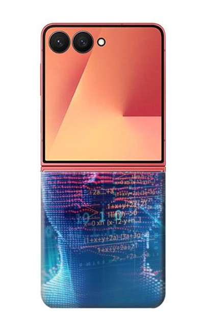 S3800 Digital Human Face Case Cover Custodia per Samsung Galaxy Z Flip 7