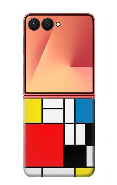 S3814 Piet Mondrian Line Art Composition Case Cover Custodia per Samsung Galaxy Z Flip 7