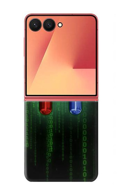 S3816 Red Pill Blue Pill Capsule Case Cover Custodia per Samsung Galaxy Z Flip 7