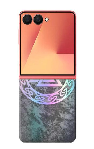 S3833 Valknut Odin Wotans Knot Hrungnir Heart Case Cover Custodia per Samsung Galaxy Z Flip 7