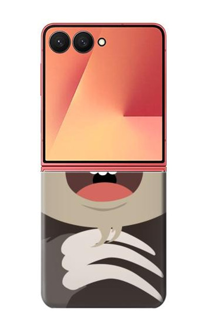 S3855 Sloth Face Cartoon Case Cover Custodia per Samsung Galaxy Z Flip 7