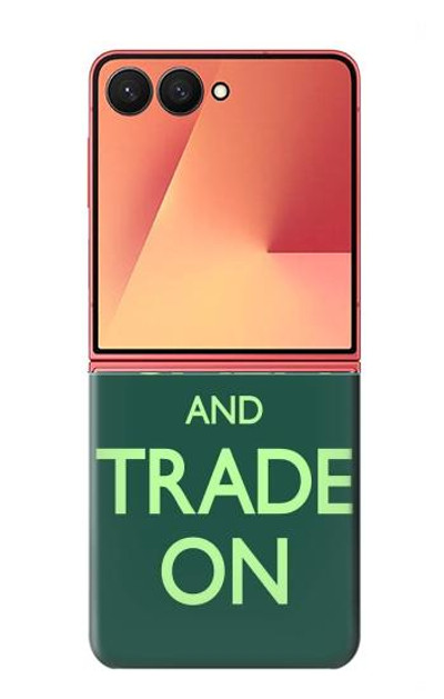 S3862 Keep Calm and Trade On Case Cover Custodia per Samsung Galaxy Z Flip 7