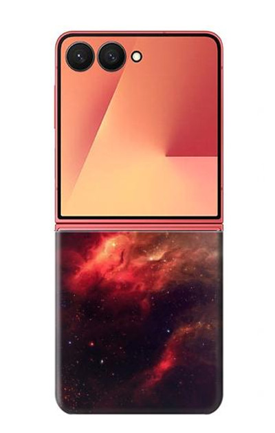 S3897 Red Nebula Space Case Cover Custodia per Samsung Galaxy Z Flip 7