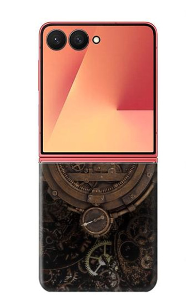 S3902 Steampunk Clock Gear Case Cover Custodia per Samsung Galaxy Z Flip 7