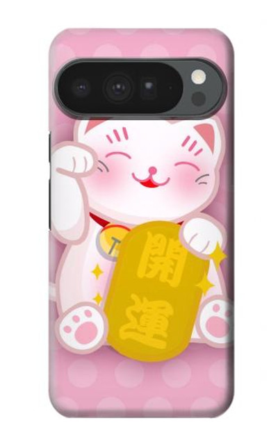 S3025 Pink Maneki Neko Lucky Cat Case Cover Custodia per Google Pixel 10 Pro XL