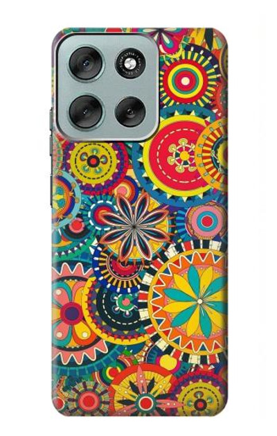 S3272 Colorful Pattern Case Cover Custodia per Motorola Moto G56