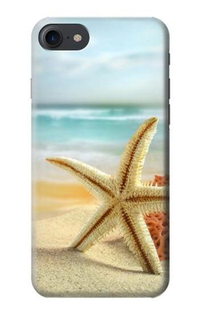 S1117 Starfish on the Beach Case Cover Custodia per iPhone 7, iPhone 8