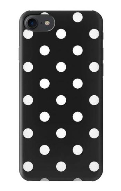 S2299 Black Polka Dots Case Cover Custodia per iPhone 7, iPhone 8