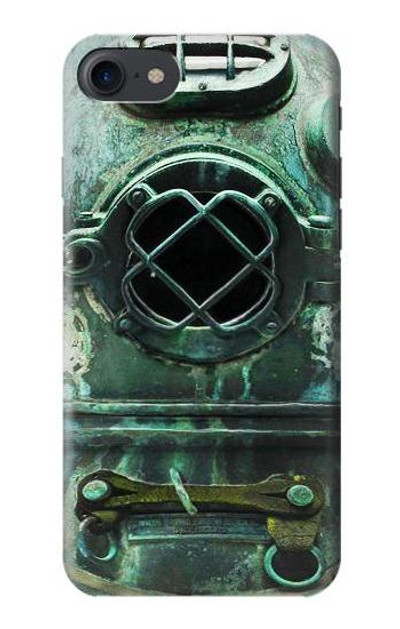 S2632 Antique Vintage Deep Sea Diver Helmet Case Cover Custodia per iPhone 7, iPhone 8